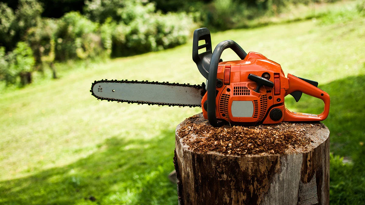 Gas-Powered Chainsaw